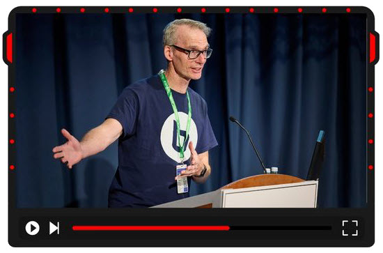 Fred Dixon during his MoodleMoot session